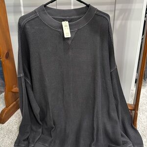 Aerie corded crewneck